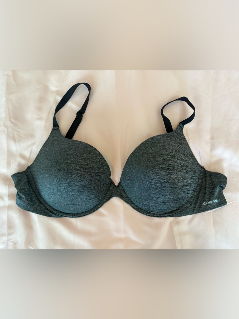 Adore Me 36DD T-Shirt Bra in Dark Heather Grey
